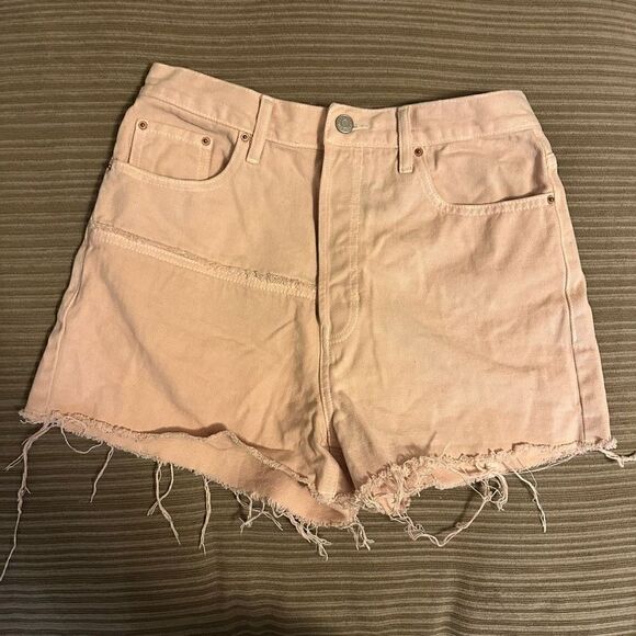 PacSun Ulta high rise vintage short 28 peach - Picture 1 of 8